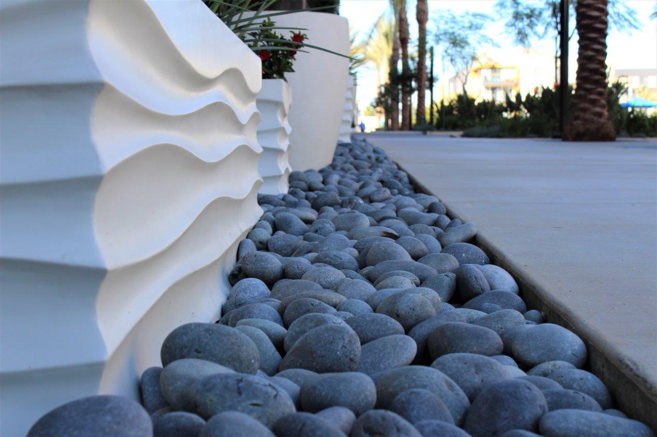 Black Beach Pebbles