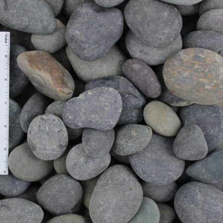 Black Mexican Beach Pebble 1-2
