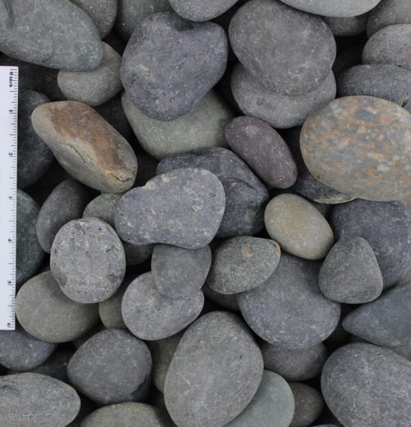 Black Mexican Beach Pebble 1-2