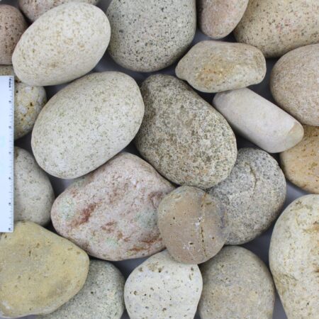 Buff Mexican Beach Pebble 3"-5"