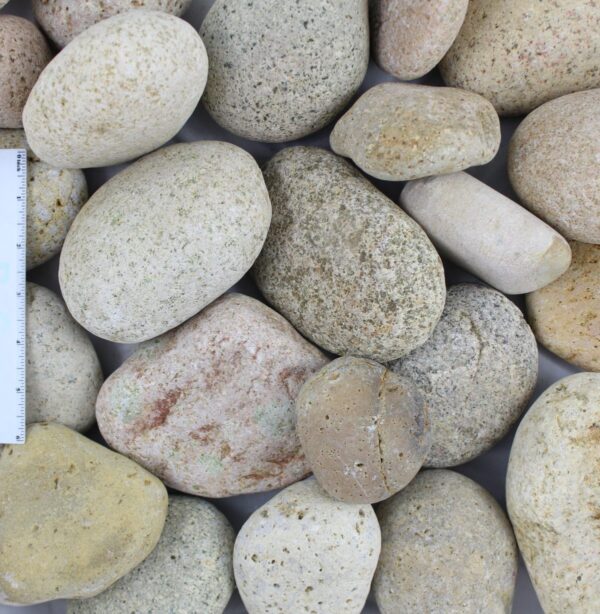 Buff Mexican Beach Pebble 3"-5"